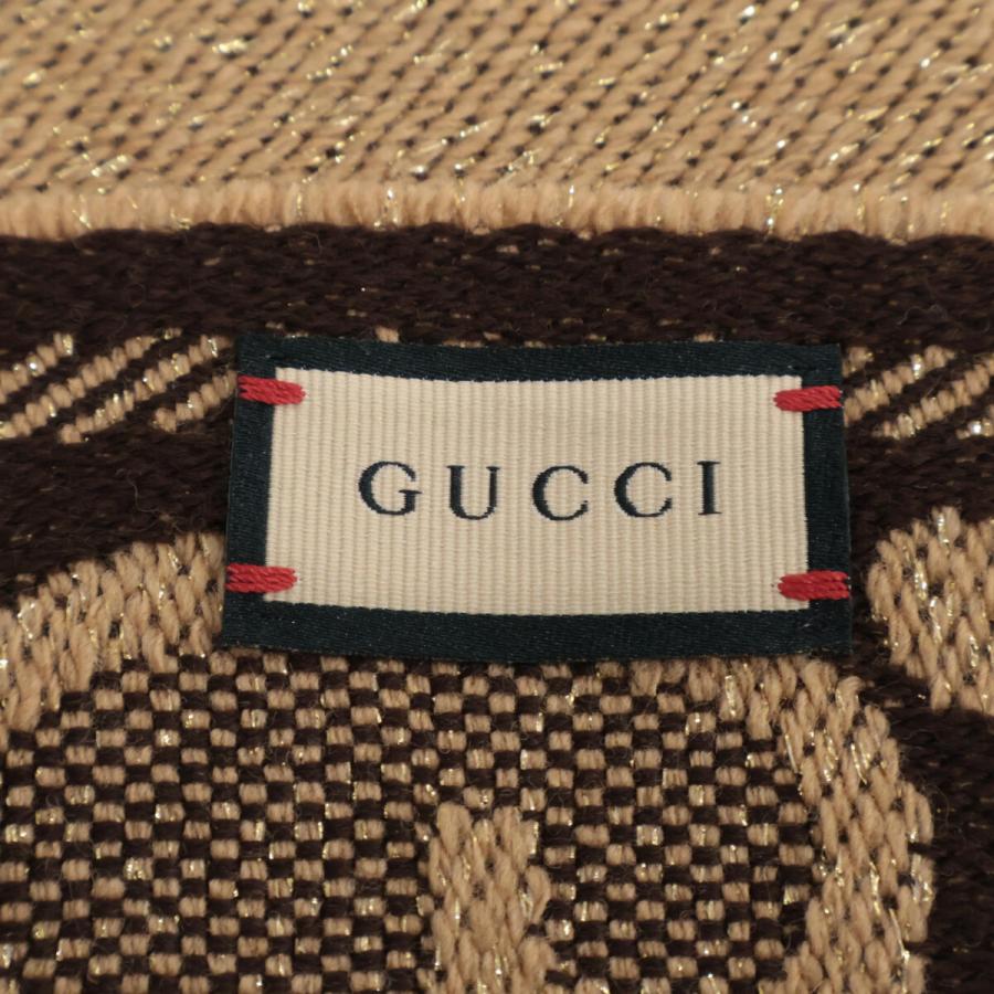 GUCCI（グッチ） 美品 598993 3GC15 GG ラメ ジャカード フリンジ