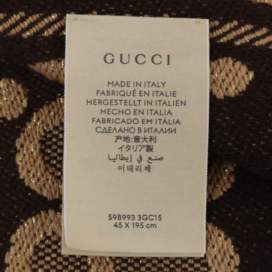 GUCCI（グッチ） 美品 598993 3GC15 GG ラメ ジャカード フリンジ