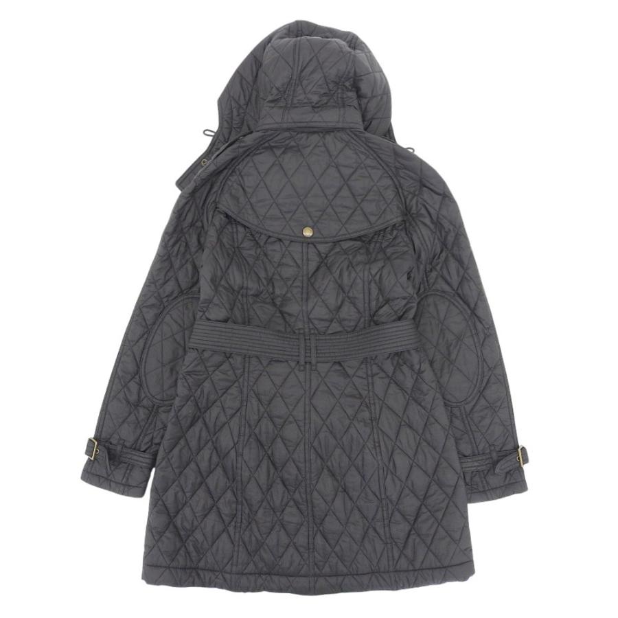 burberry brit ブラックコート 美品 BURBERRY BRIT バーバリーブリット ナイロン キルティング