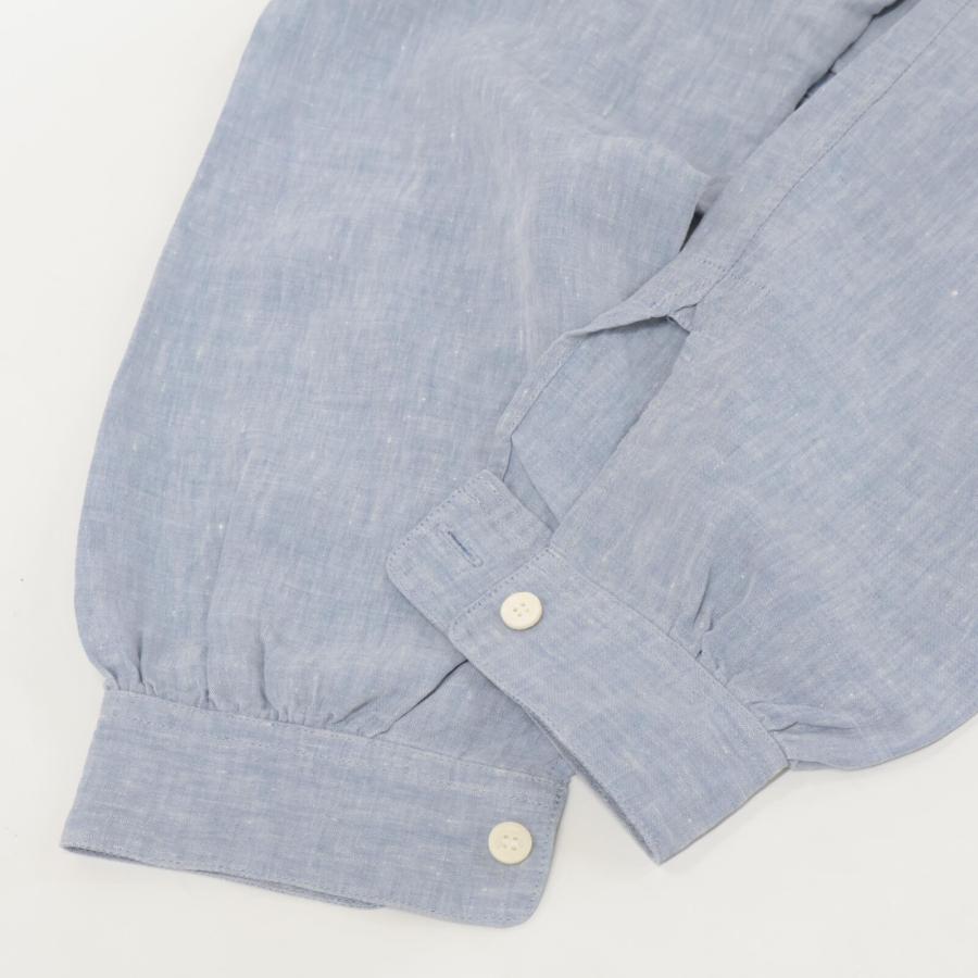 美品/ AUBERGE オーベルジュ CEZANNE リネン ダブルポケット 長袖