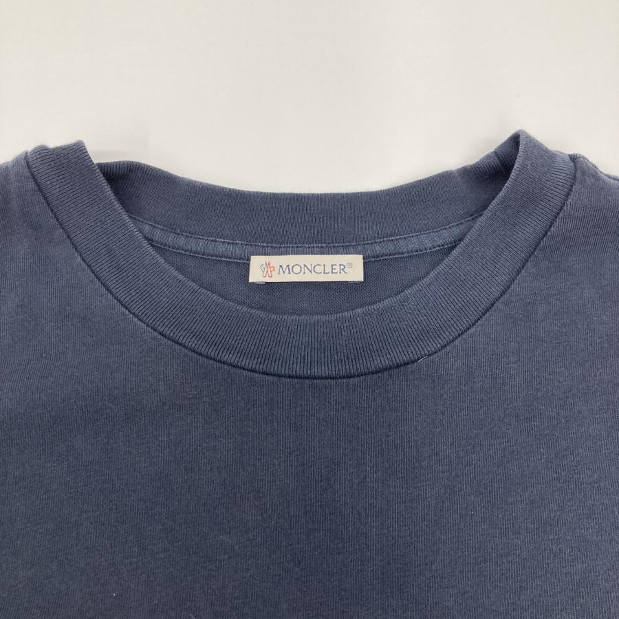 MONCLER（モンクレール） ネイビー ロゴTシャツ ネイビー L トップス