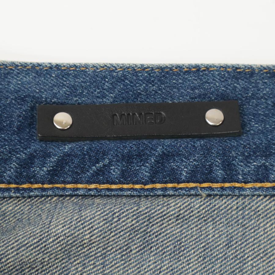 MINEDENIM マインデニム ブルー系 ジップフライ ペンキ加工 ドロー