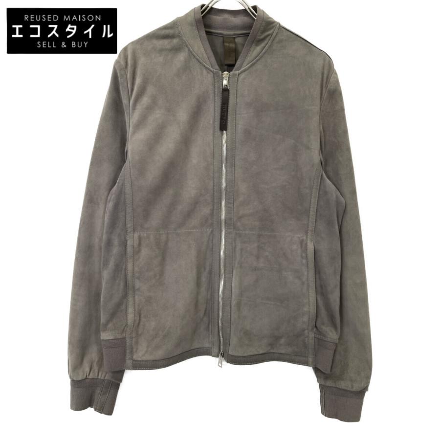 RUFFO ルッフォ ジャケット 50 グレー メンズ RUFFO ルッフォ 24-18-0361-695 グレー スエードゴートレザー ベース