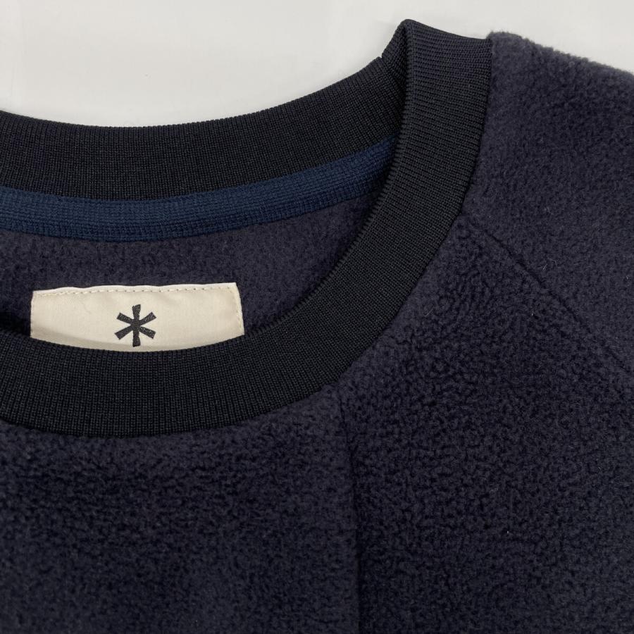 snow peak（スノーピーク） ×WIND AMD SEA ネイビー フリース プル