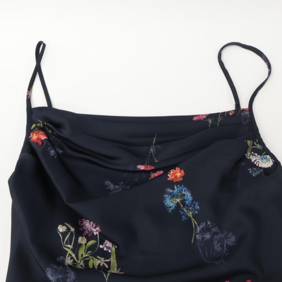SNIDEL（スナイデル） 25AW ネイビー SWFO254186 ドレープナローキャミ