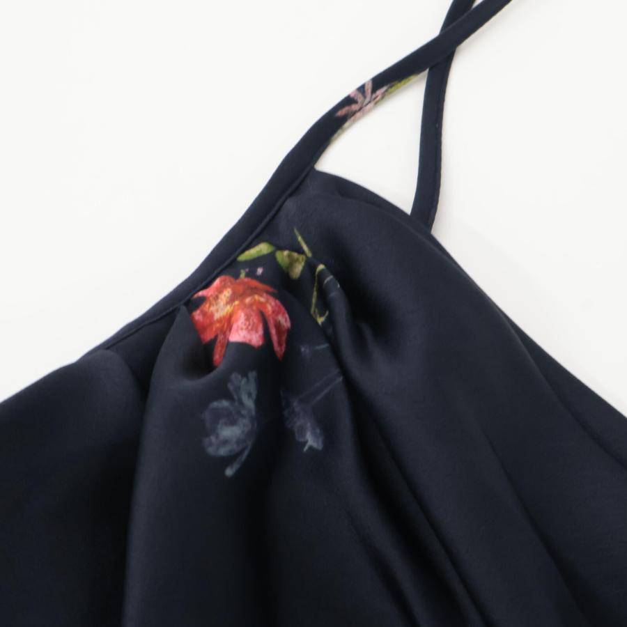 SNIDEL（スナイデル） 25AW ネイビー SWFO254186 ドレープナローキャミ