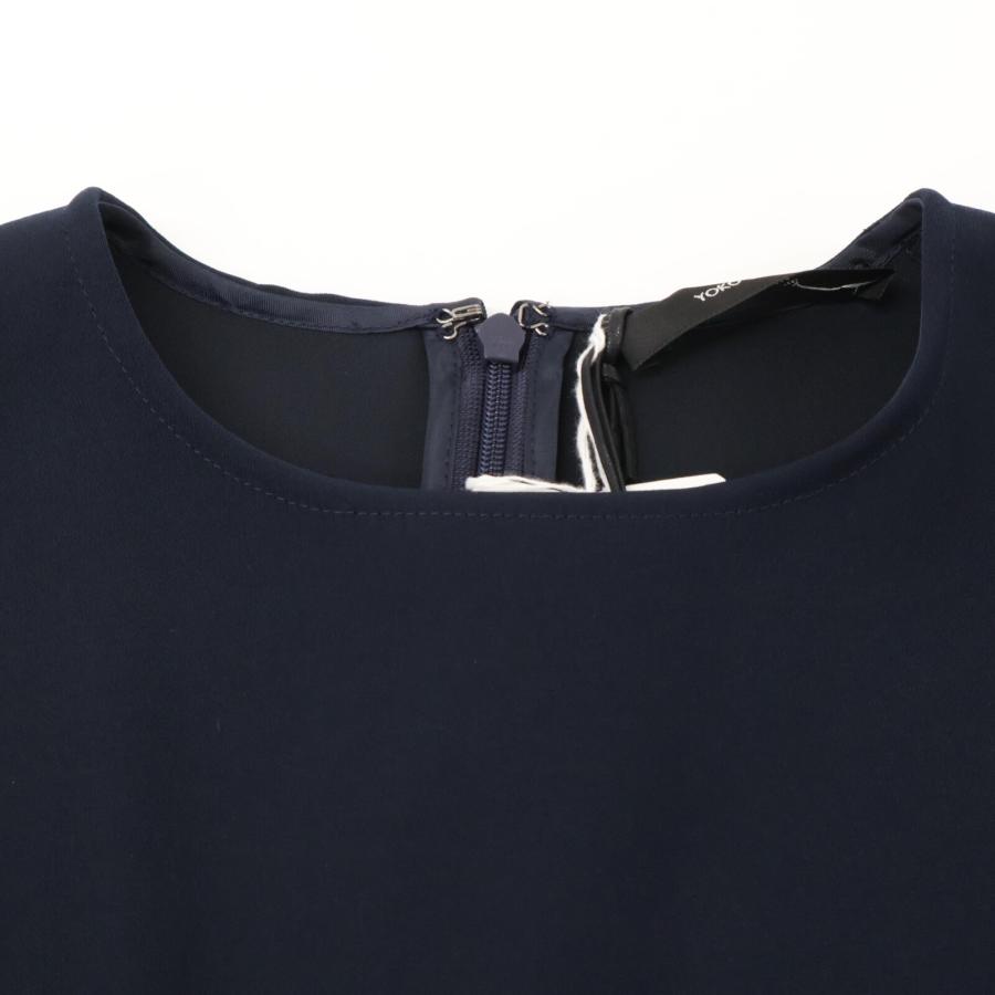 YOKOCHAN ヨーコチャン YCD-123-870 パフスリーブレイヤードレス