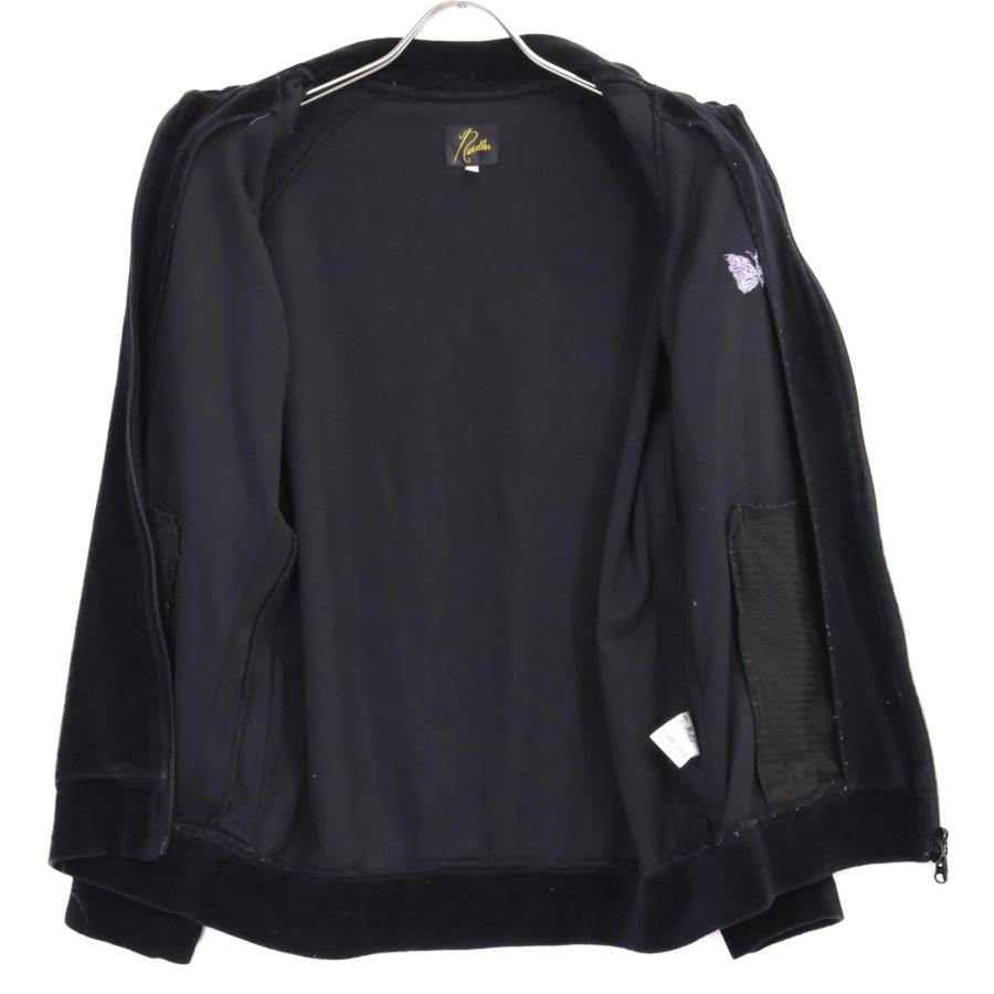 値下げNeedles トラックジャケット ブラック✕パープル Needles ニードルズ TRACK JACKET Poly Smooth トラックジャケット