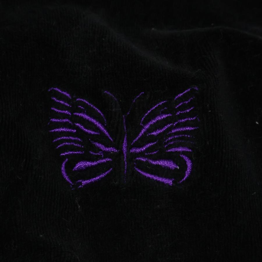 needles ニードルズ ブラック×パープル ベロア トラックジャケット