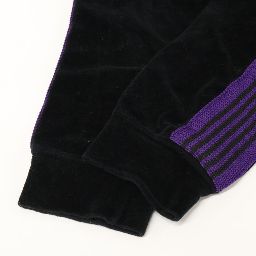 needles ニードルズ ブラック×パープル ベロア トラックジャケット