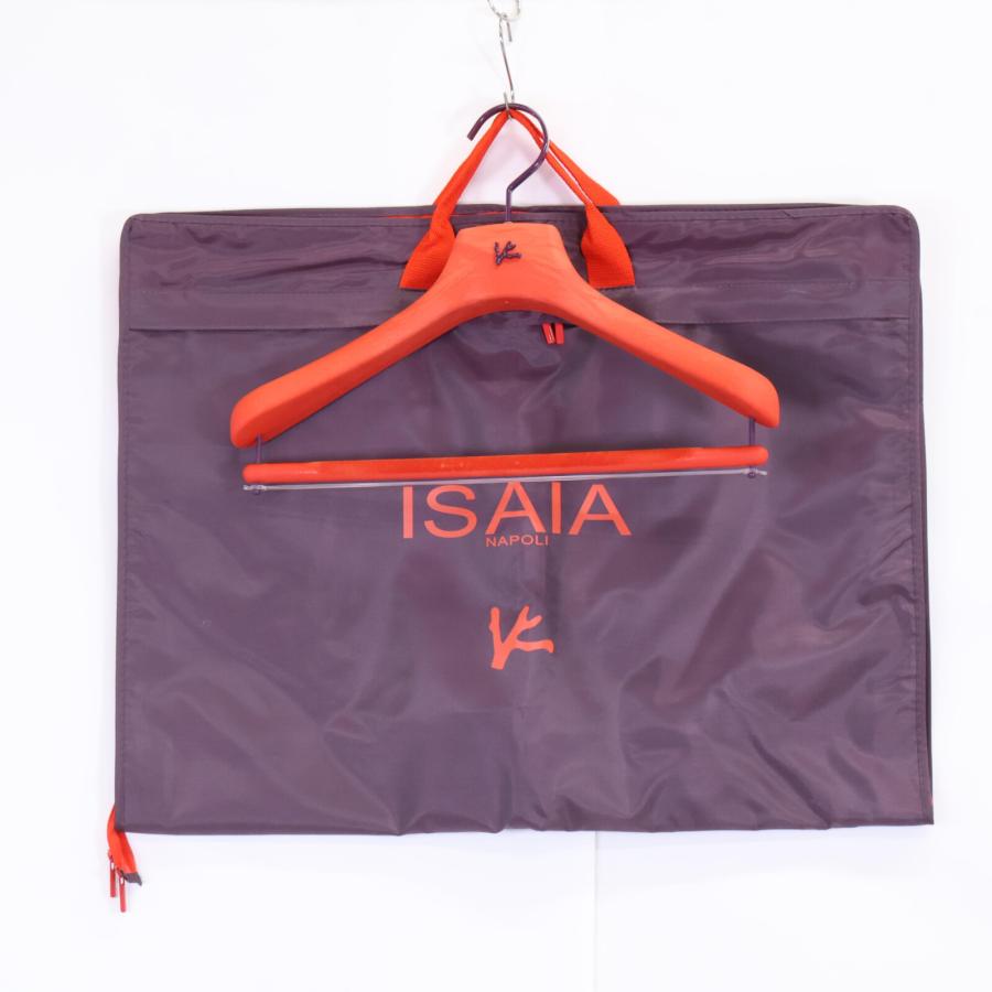 ISAIA イザイア 美品 PR41 04020 02153 シルク混 シャドウストライプ 