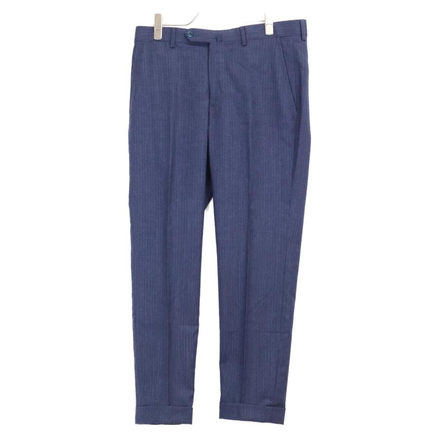 ISAIA イザイア 美品 PR41 04020 02153 シルク混 シャドウストライプ 