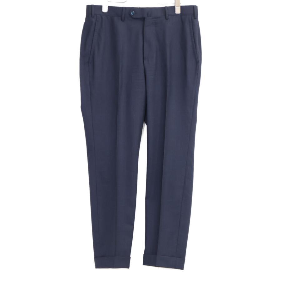 美品 ISAIA イザイア ウールストレッチ NV コンフォートPJ 本切羽