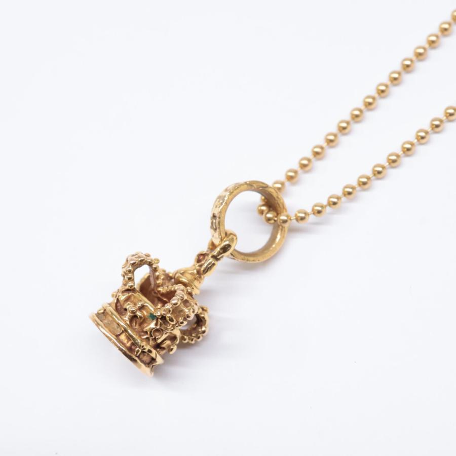 ROYAL ORDER ロイヤルオーダー 9K タイニークラウンチャーム＆K18