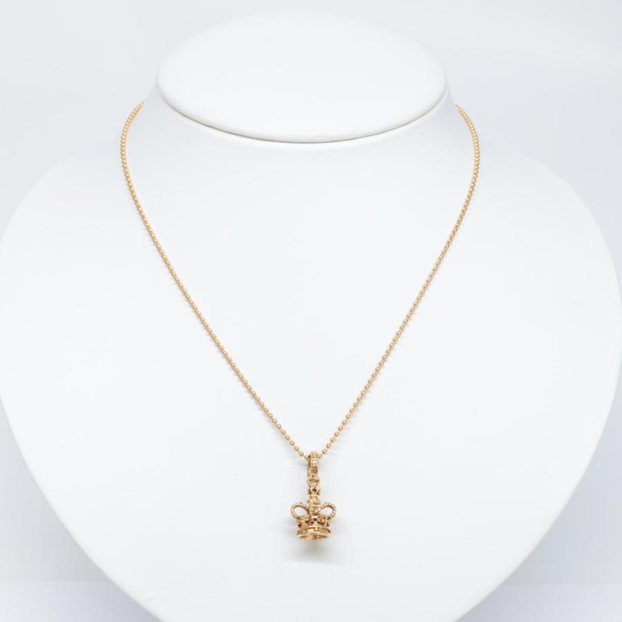 ROYAL ORDER ロイヤルオーダー 9K タイニークラウンチャーム＆K18