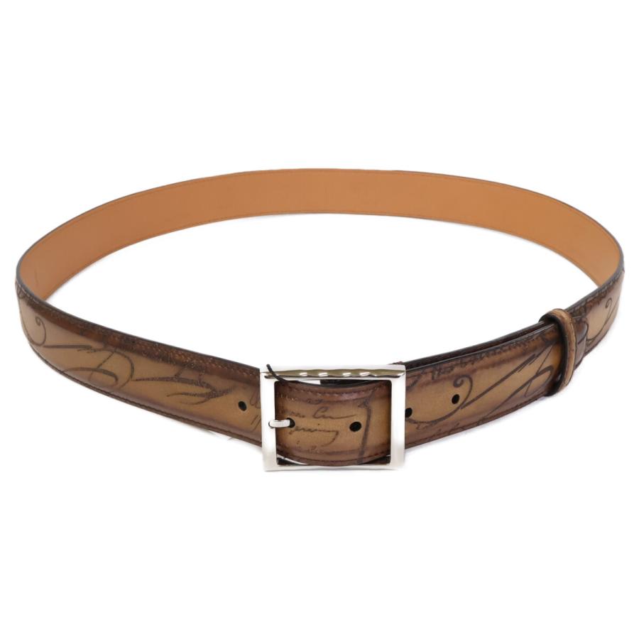 美品 berluti ベルルッティ 23年製 スクリット パティーヌ レザー