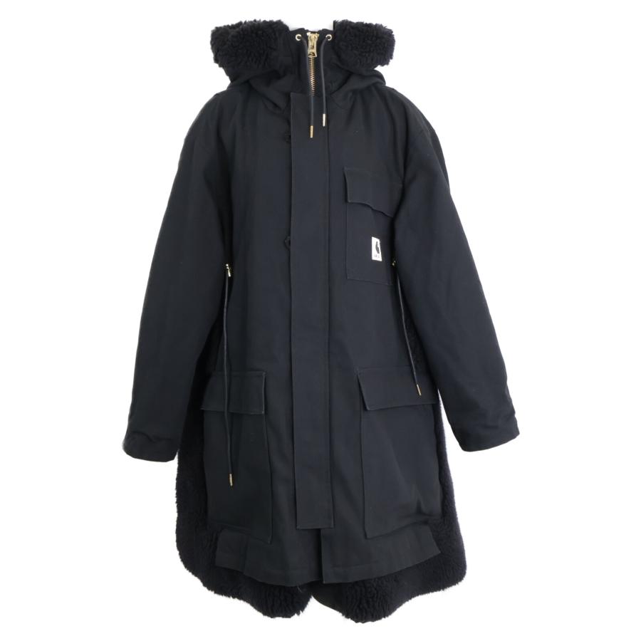 sacai 美品 サカイ x カーハート 23-06740 Carhartt WIP Canvas Parka