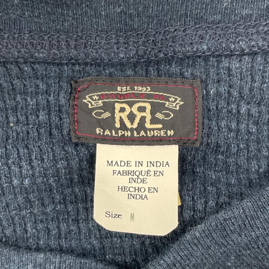 RRL ダブルアールエル 美品 サーマル ワッフル ヘンリーネックシャツ