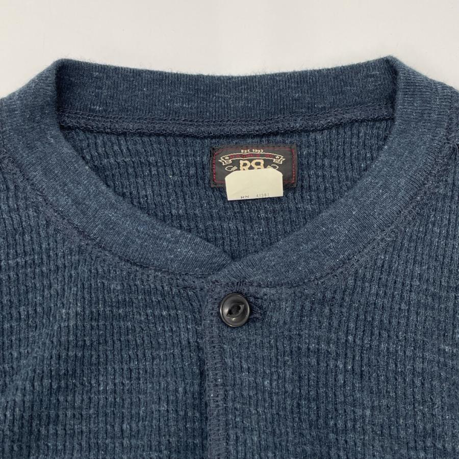 RRL ダブルアールエル 美品 サーマル ワッフル ヘンリーネックシャツ