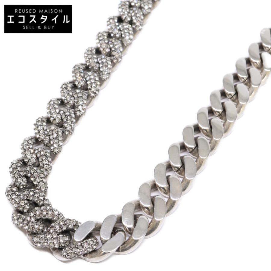 SAINT LAURENT PARIS サンローランパリ メタル/ラインストーン 喜平