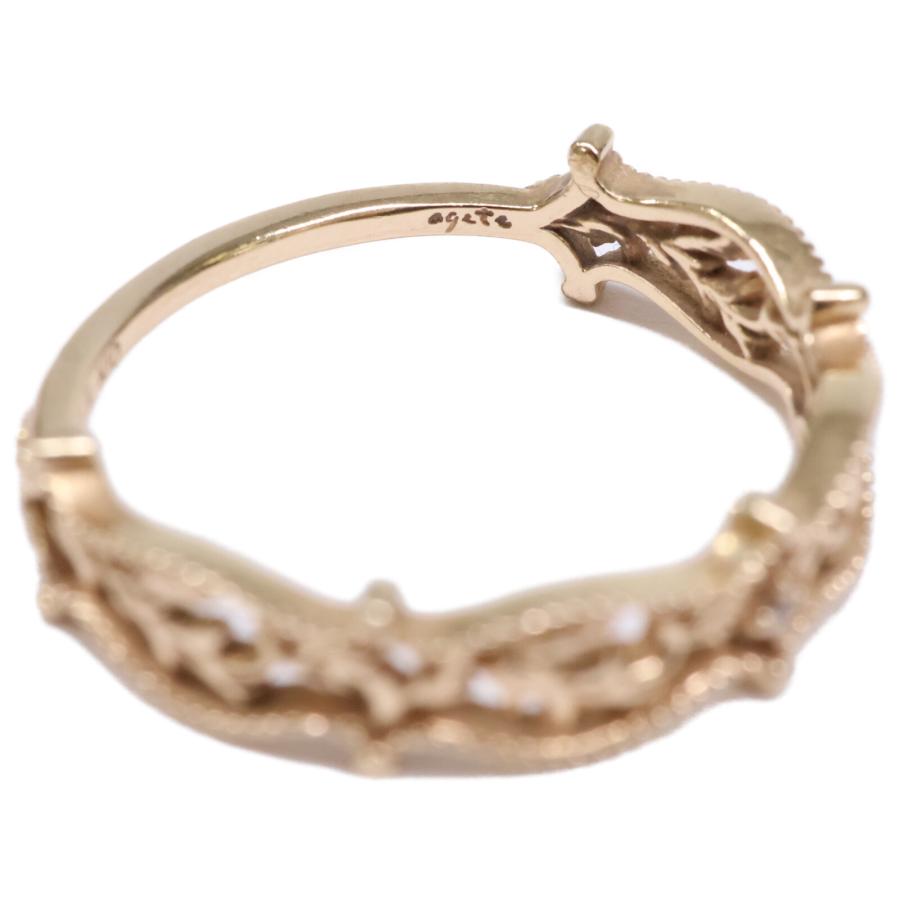 K10 アガット透かし彫りリング アガット agete K10 透かしリング #11｜Yahoo!フリマ（旧PayPayフリマ）