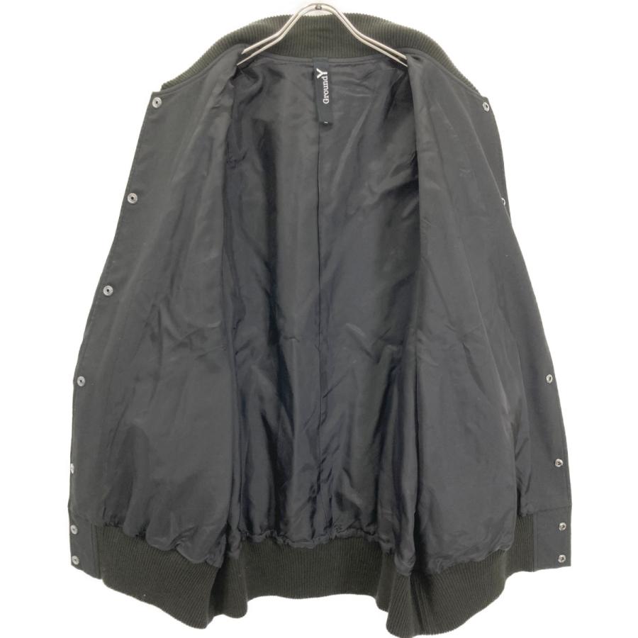 Ground Y グラウンドワイ ブラック GE-J04-100 Gabardine Tuck Sleeves