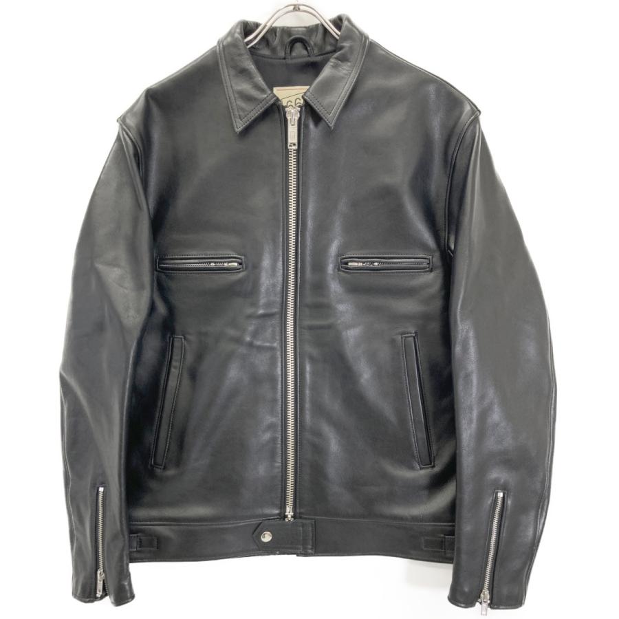 666 666トリプルシックス ブラック LETHER WARE ライダース