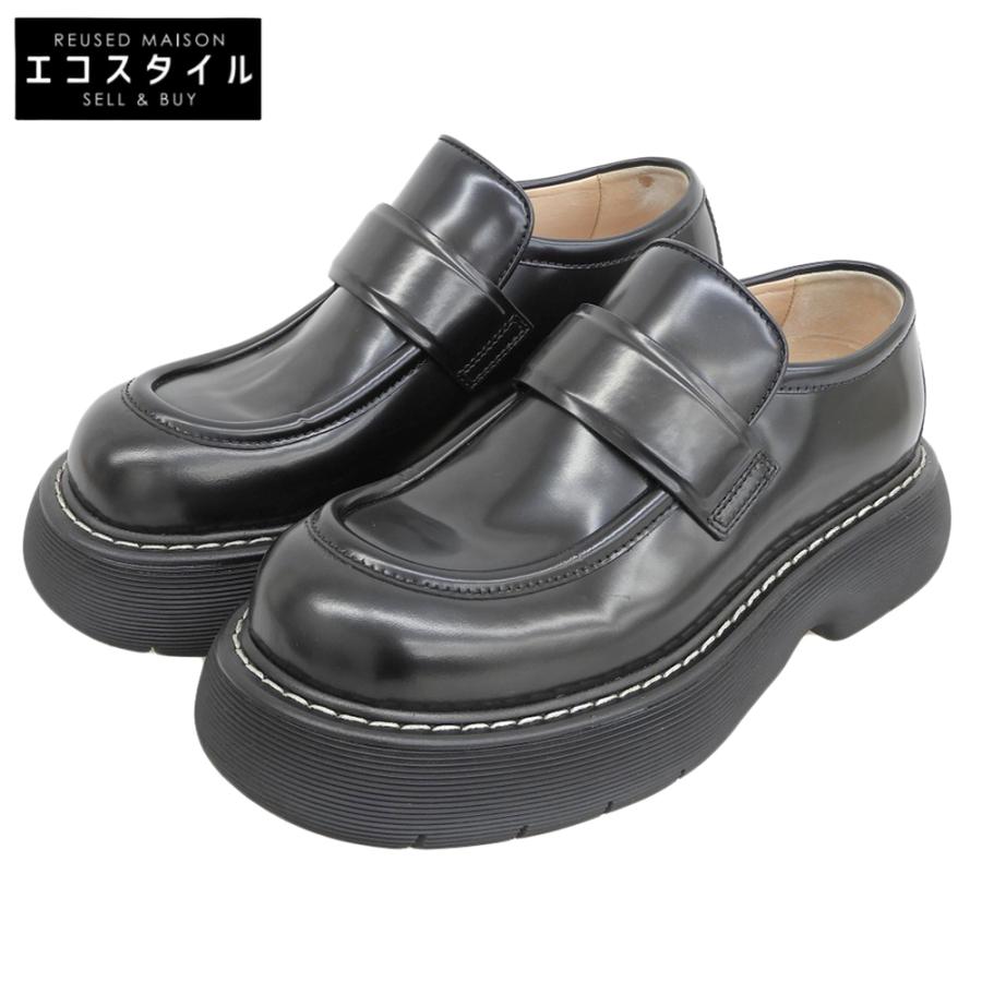BOTTEGA VENETA ブラック Swell ローファー ボッテガヴェネタ 美品 BOTTEGA VENETA ボッテガヴェネタ SWELL LOFER スウェル