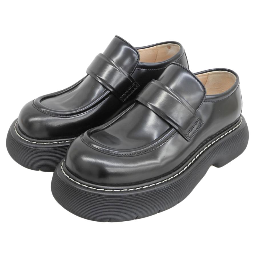 BOTTEGA VENETA ブラック Swell ローファー ボッテガヴェネタ 美品 BOTTEGA VENETA ボッテガヴェネタ SWELL LOFER スウェル