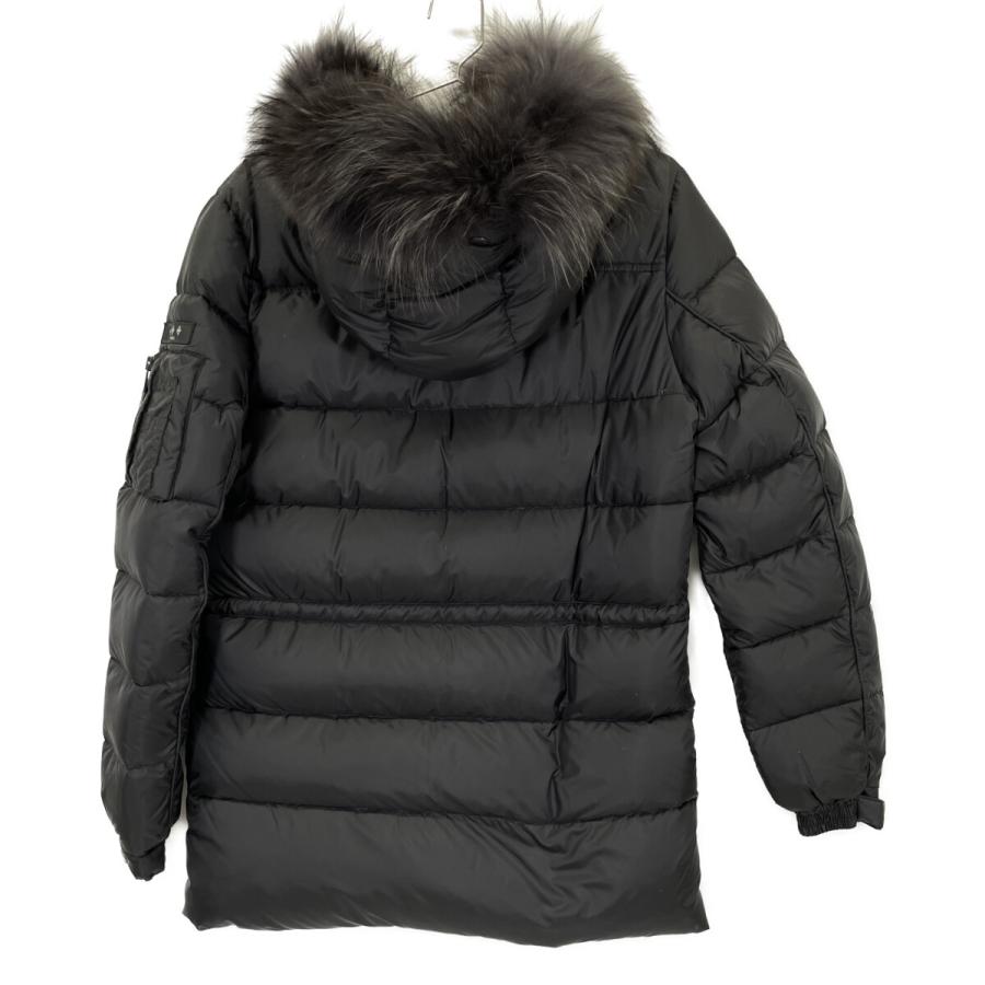 タトラス ブラックダウンジャケット ファー付き 極美品 正規品】TATRAS ブラック ダウンコート ファー付き Sサイズ