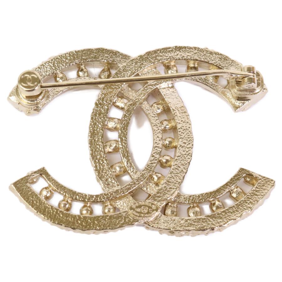 ブローチ ココマーク ラインストーン 02 P CHANEL アクセサリー CHANEL（シャネル） 美品 P22C ココマーク ラインストーン ブローチ