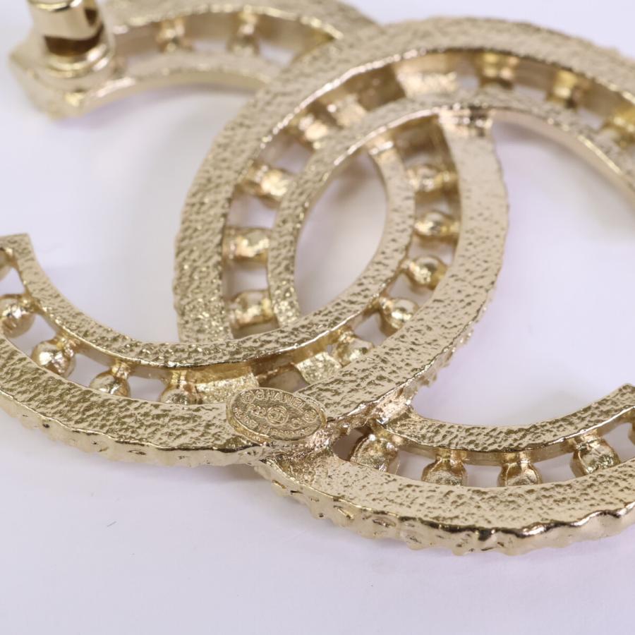 CHANEL（シャネル） 美品 P22C ココマーク ラインストーン ブローチ