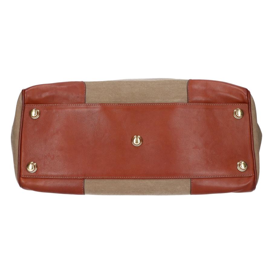 GHURKA グルカ No.220 キャンバス/レザー ボストンバッグ カーキ