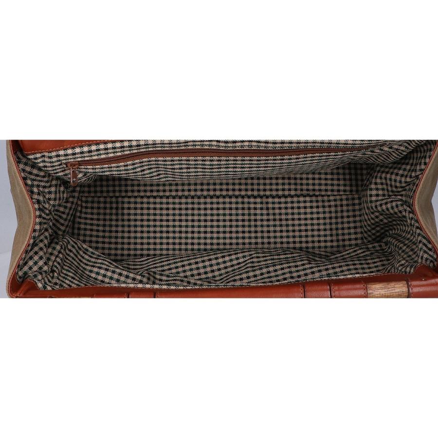 GHURKA グルカ No.220 キャンバス/レザー ボストンバッグ カーキ