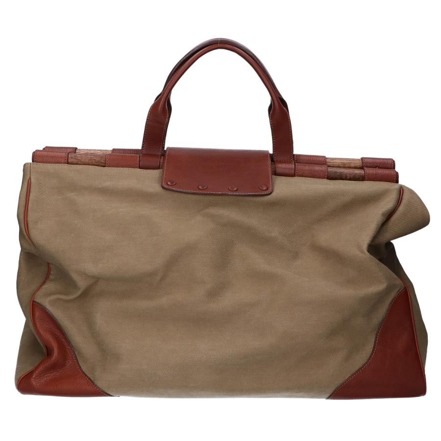 GHURKA グルカ No.221 CHARLOTTE III レザーxキャンバス ボストン