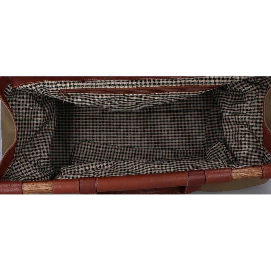 GHURKA グルカ No.221 CHARLOTTE III レザーxキャンバス ボストン