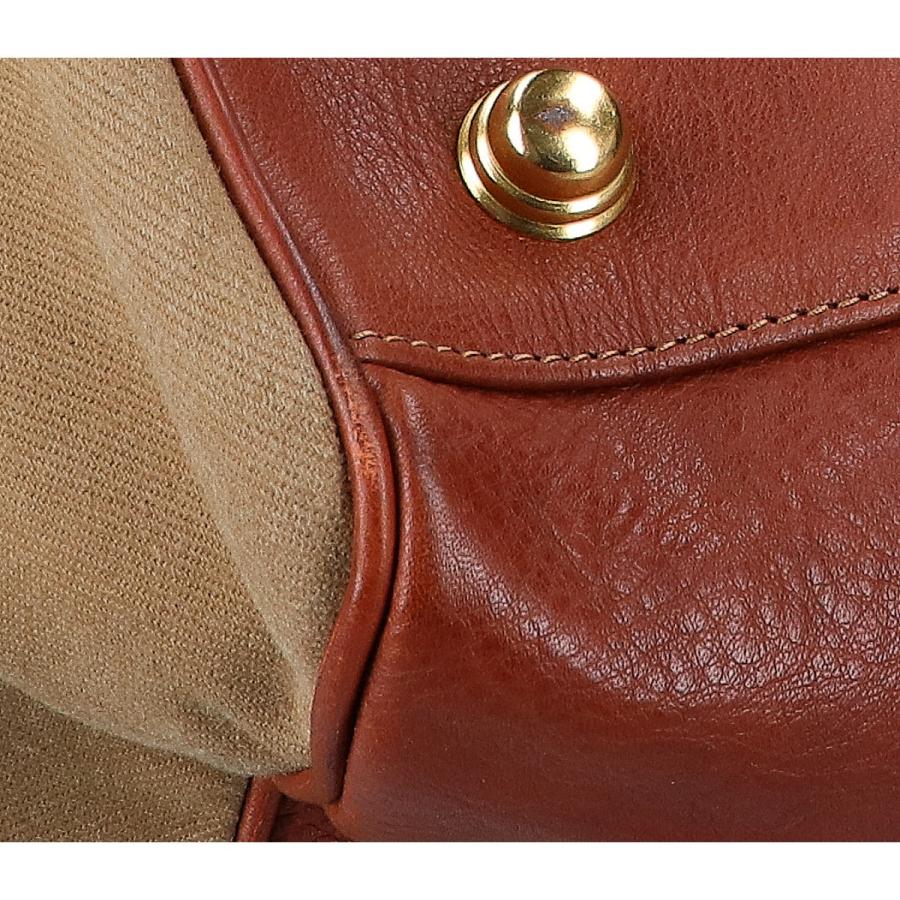 GHURKA グルカ No.221 CHARLOTTE III レザーxキャンバス ボストン