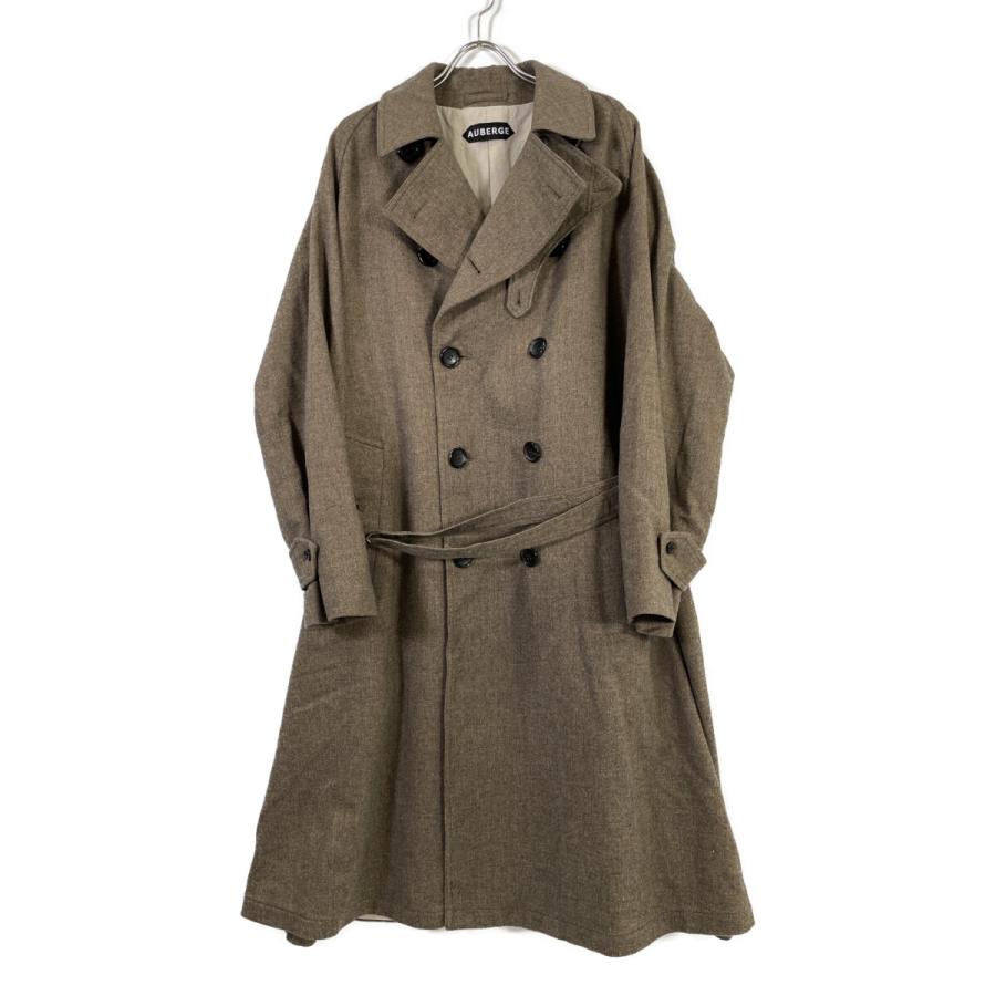 AUBERGE オーベルジュ CHARIOT 御者コート ダブルブレスト グレー 44