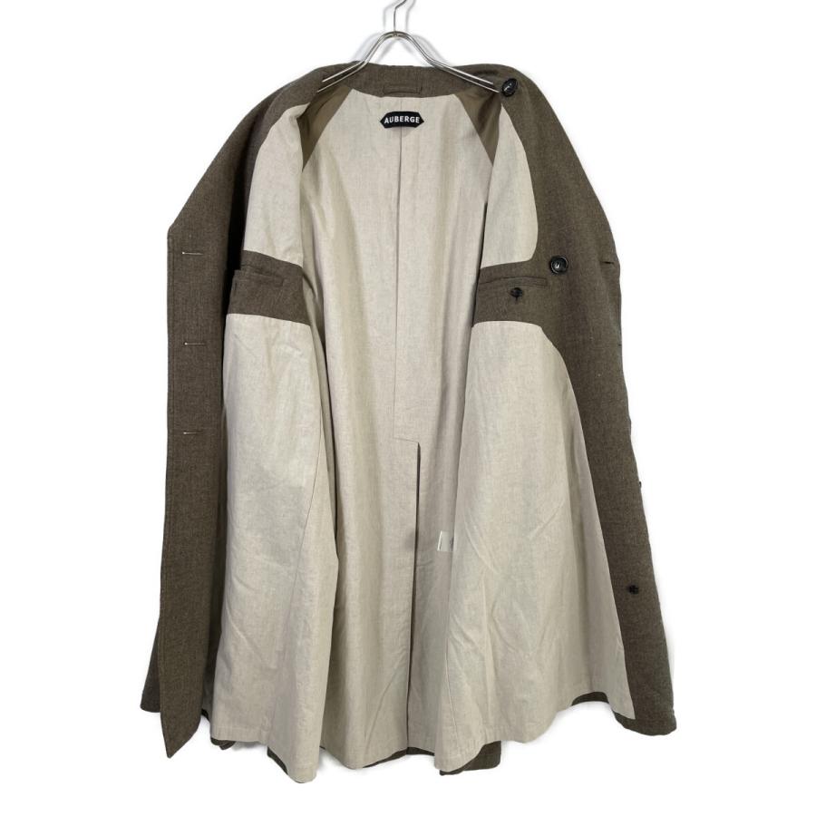 AUBERGE CHARIOT 御者コート 44 オーベルジュ AUBERGE オーベルジュ CHARIOT 御者コート ダブルブレスト グレー 44
