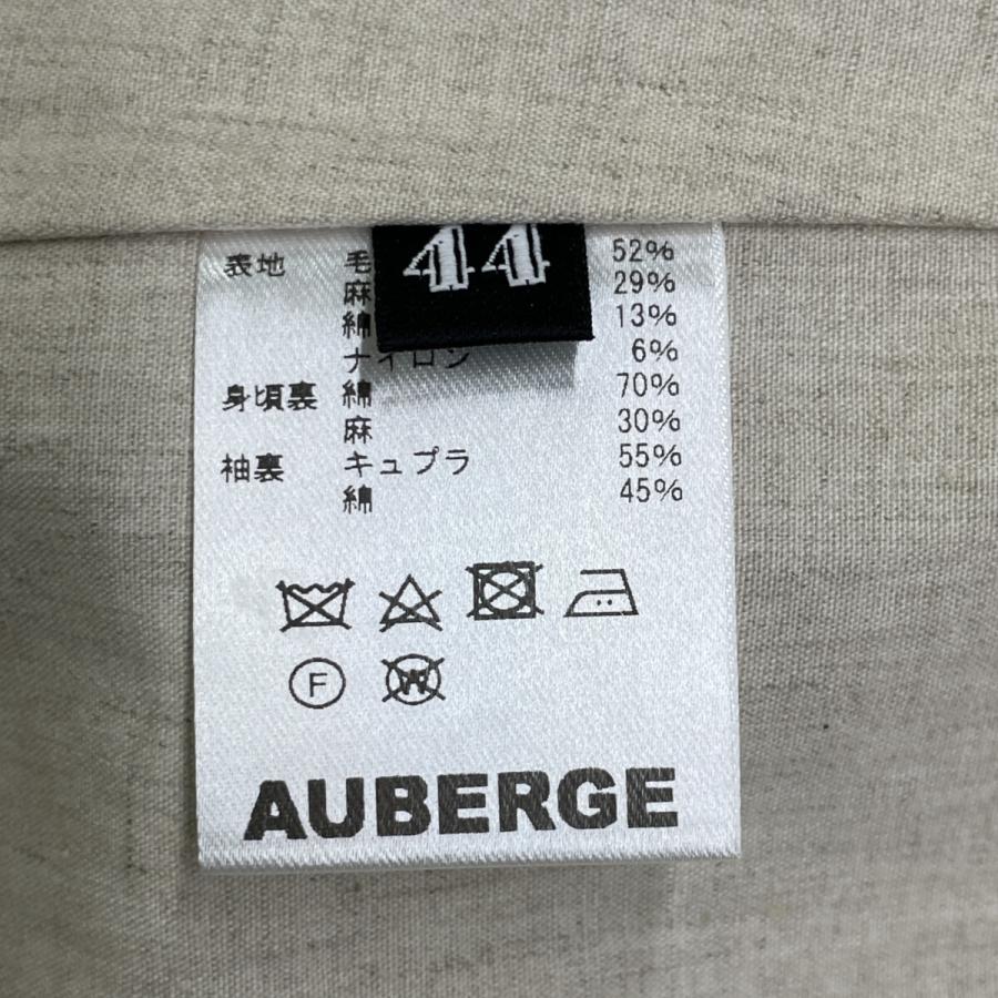 AUBERGE オーベルジュ CHARIOT 御者コート ダブルブレスト グレー 44