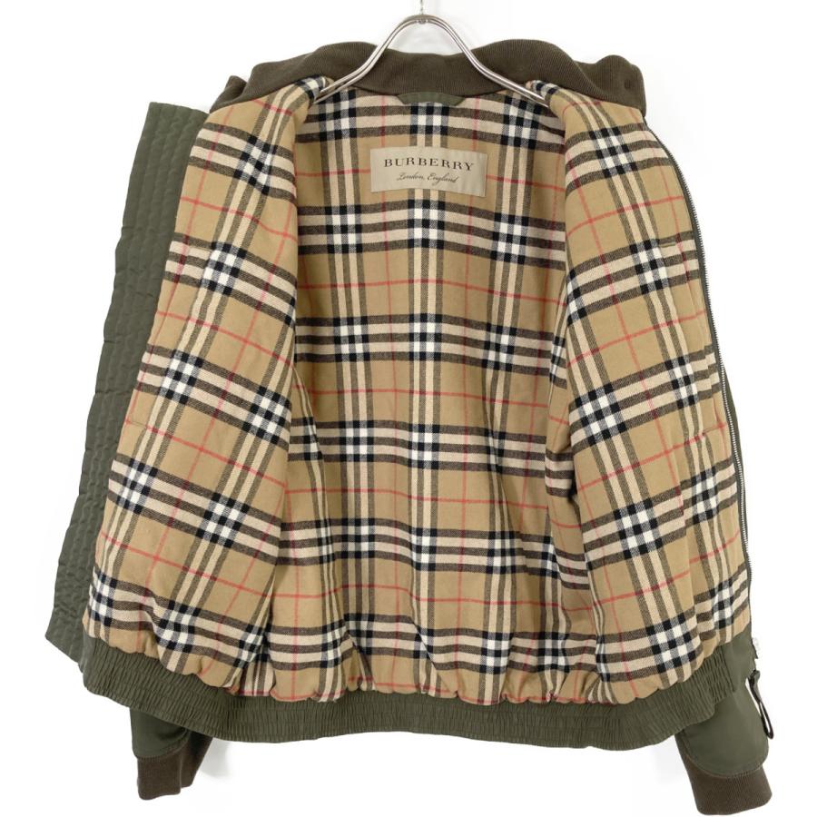 BURBERRY バーバリー MA-1 ブルゾン ボンバージャケット 未使用品□BURBERRY/バーバリー 8054485 バックロゴプリント WZIP 中綿