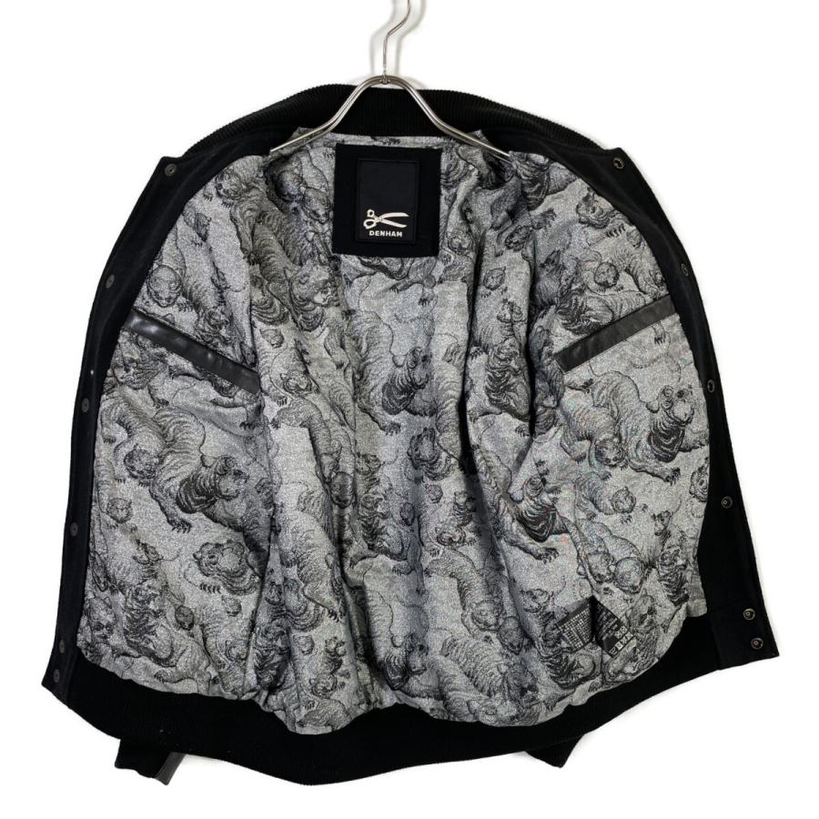 DENHAM デンハム 01-21-10-20-870 裏地ラメタイガー柄 レザー切替
