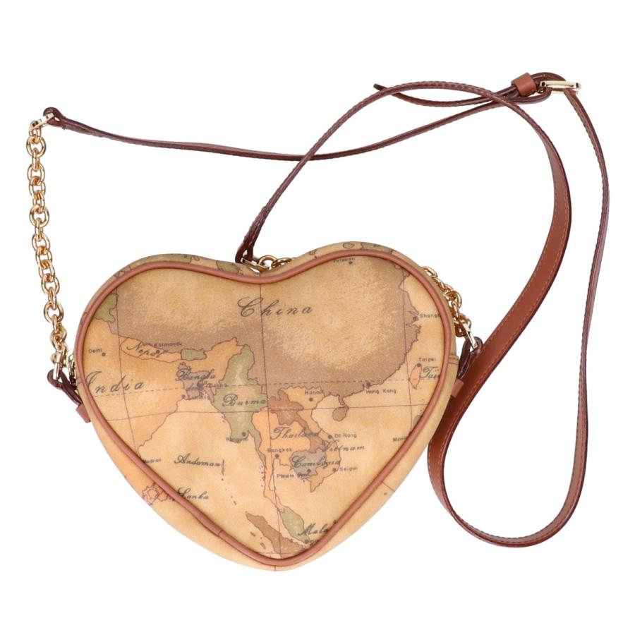 超美品PRIMACLASSE ハート型　マップモチーフ　ショルダーバッグ 地図 PRIMA CLASSE（プリマクラッセ） 美品 ハート型 PVC チェーン