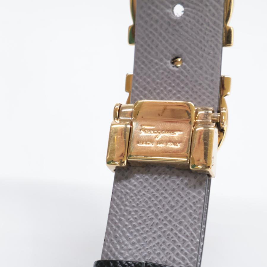 サルヴァトーレフェラガモ ベージュ ゴールド ベルト 本革 レザー ガンチーニ サルヴァトーレフェラガモ ベージュ ゴールド ベルト 本革 レザー