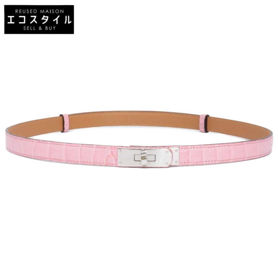 HERMES エルメス D刻印 アリゲーター ケリーベルト18 ベルト