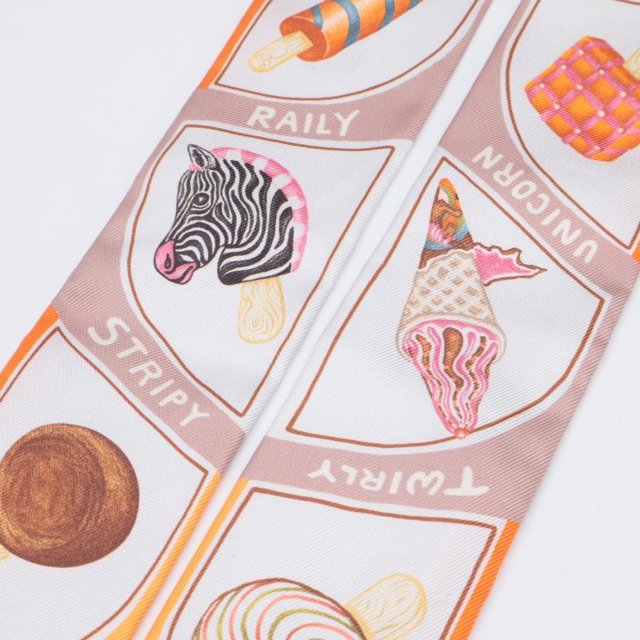 HERMES エルメス Funny Ice Cream ファニー アイスクリーム シルク