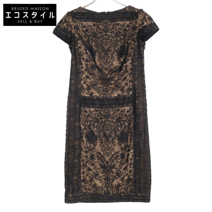 TADASHI SHOJI タダシショージ AEE1251MZ ブラック 刺繍 ノースリーブ  