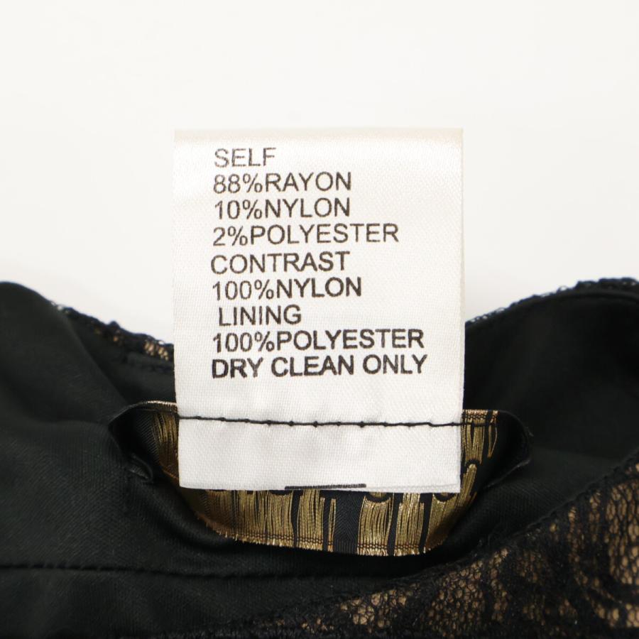 TADASHI SHOJI タダシショージ AEE1251MZ ブラック 刺繍 ノースリーブ  