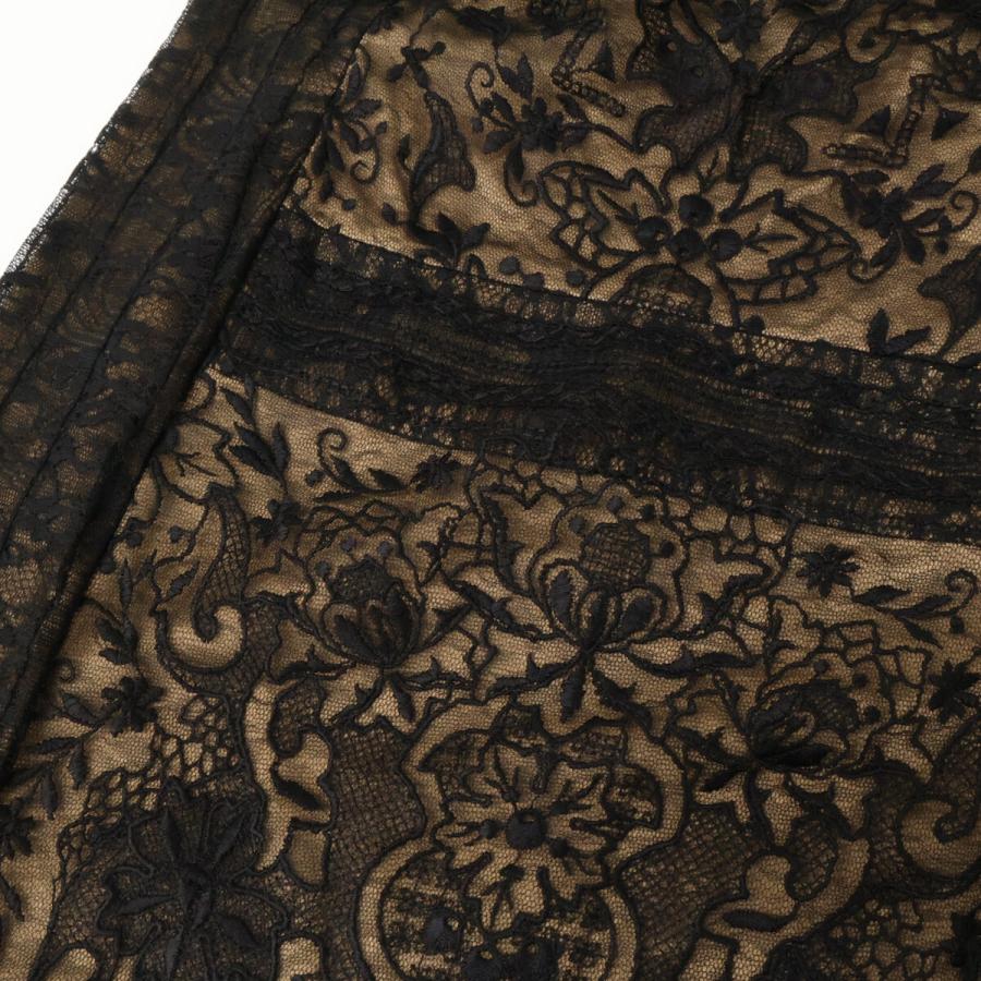 TADASHI SHOJI タダシショージ AEE1251MZ ブラック 刺繍 ノースリーブ  