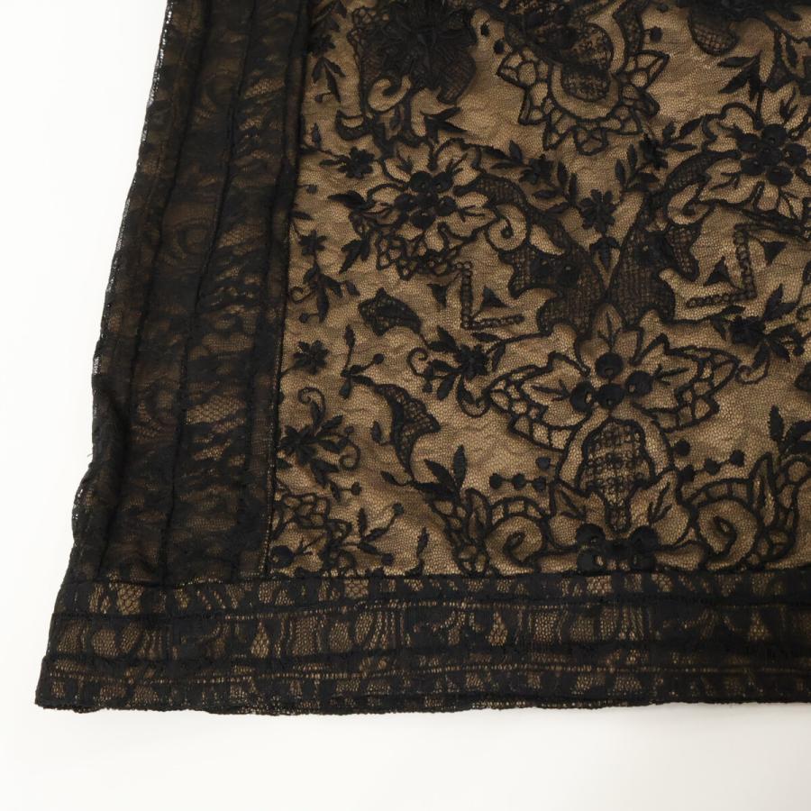 TADASHI SHOJI タダシショージ AEE1251MZ ブラック 刺繍 ノースリーブ  